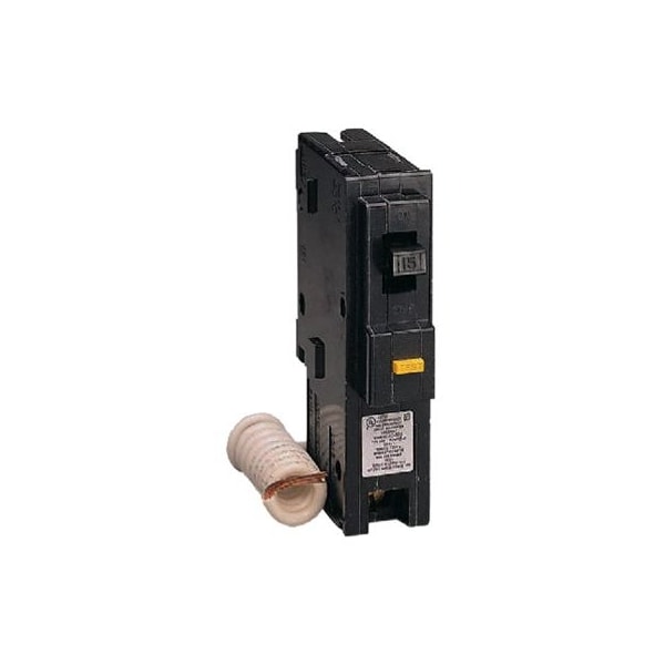 Square D Circuit Breaker, HOM Series, 15A, 1 Pole, 120V AC, 10kA, A Curve HOM115GFICP - main